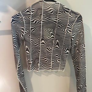 H&M mesh/ see through top